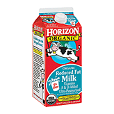 Horizon Organic Milk Reduced Fat Left Picture
